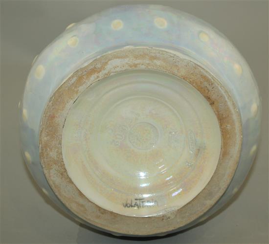 An Amphora Volateria ware lustre vase, 37cm